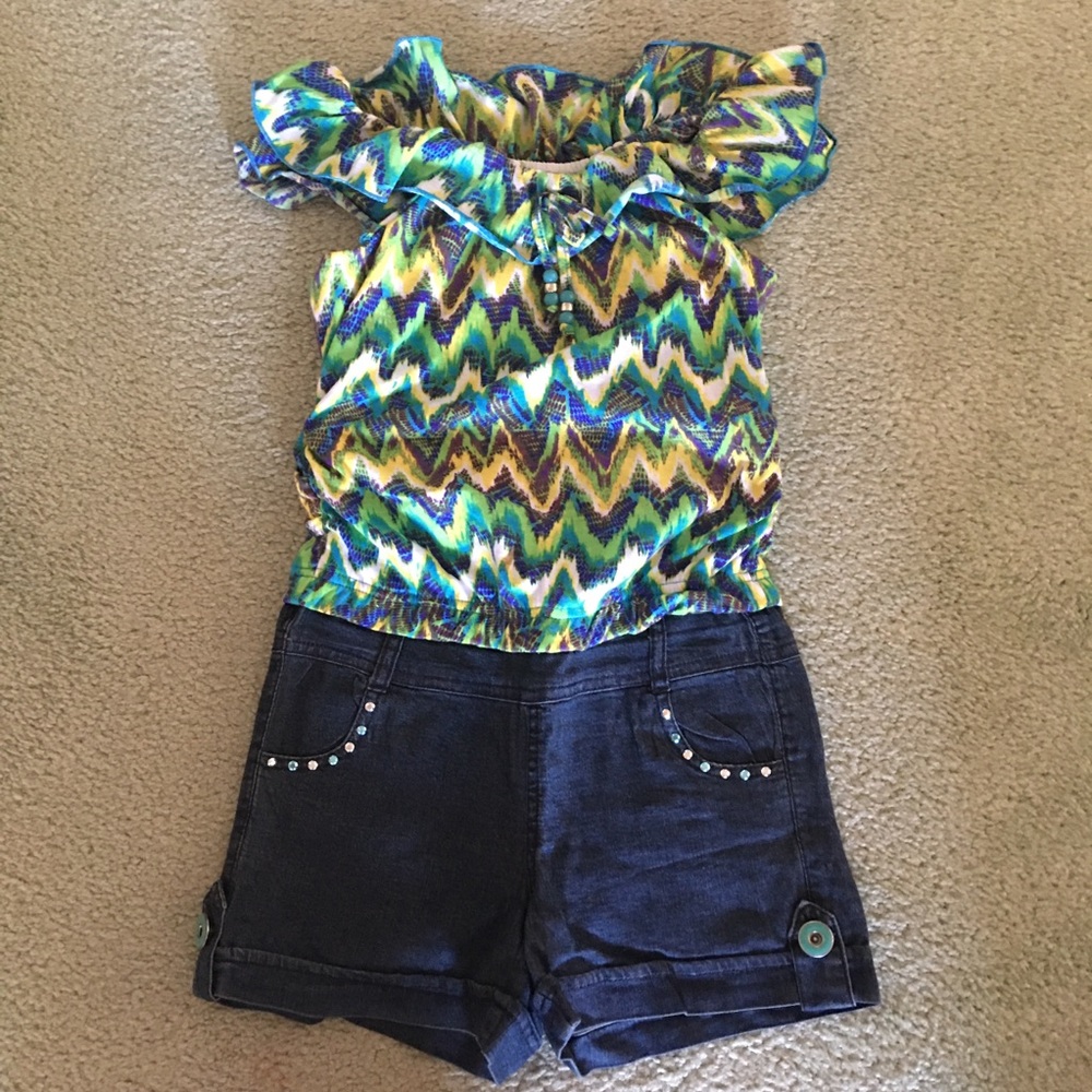 My Michelle Shorts Romper Boho